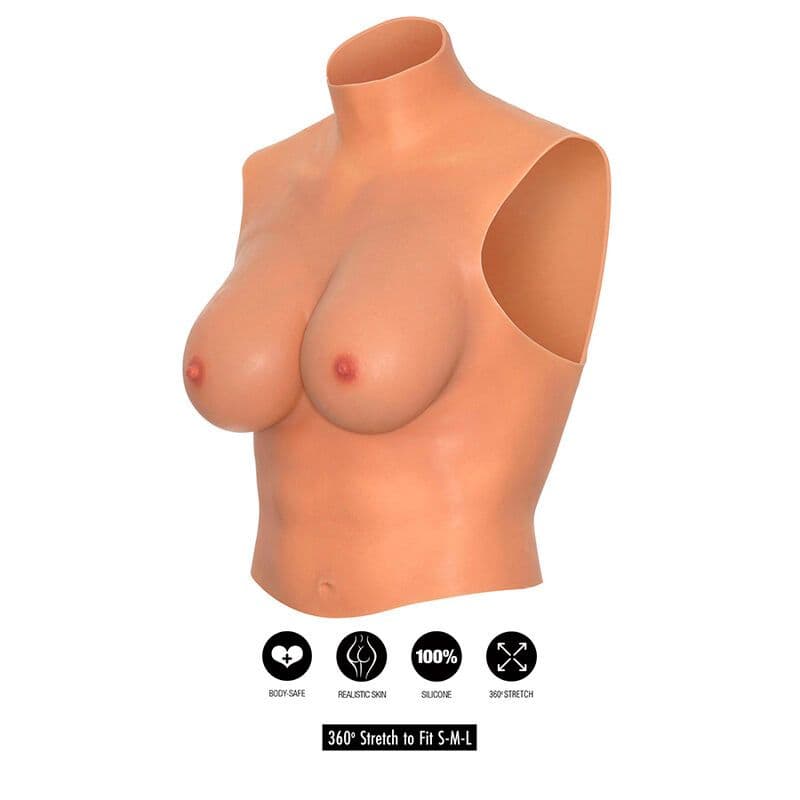 VERBORGENES VERLANGEN - ALTER EGO TRAGBARES BRUSTSHIRT E-KÖRPERFLEISCH 3