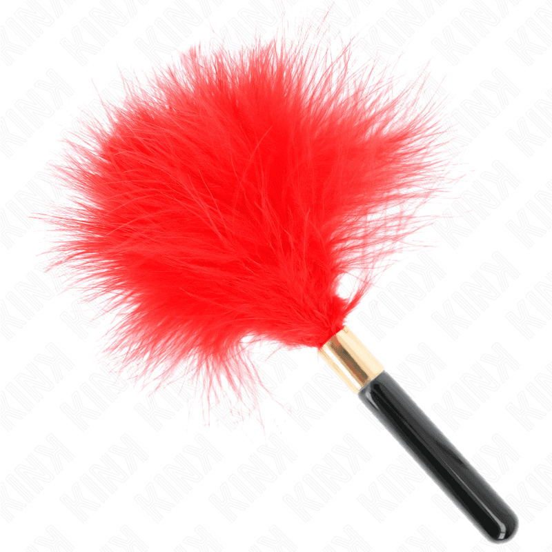 KINK - RED GOLD METAL TICKLE FEATHERS 18 CM 2