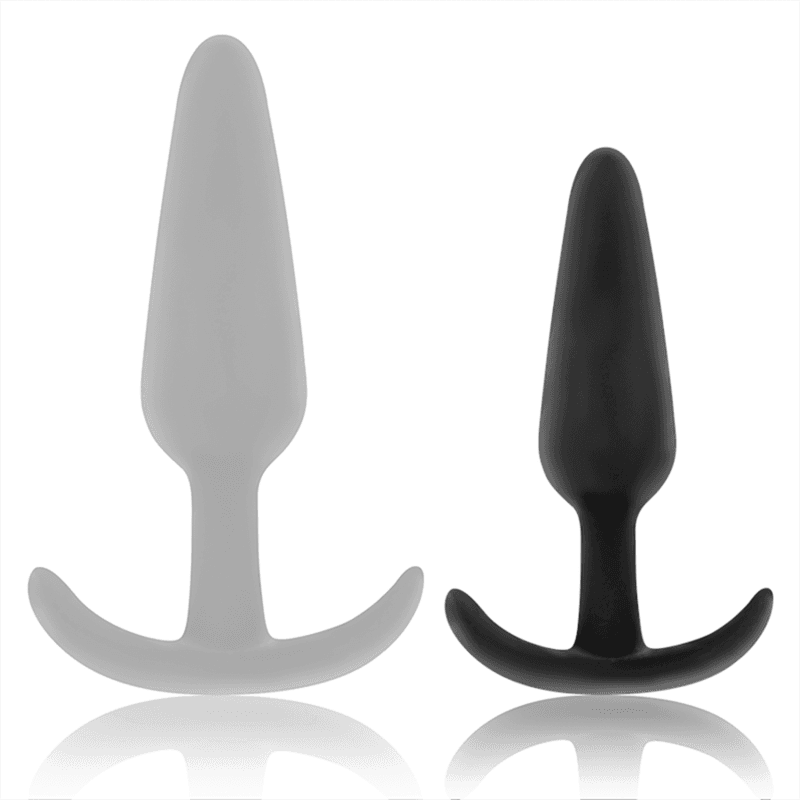 BLACK&SILVER - PLUG ANALE IN SILICONE HANSEL CON MANIGLIA PICCOLO 3