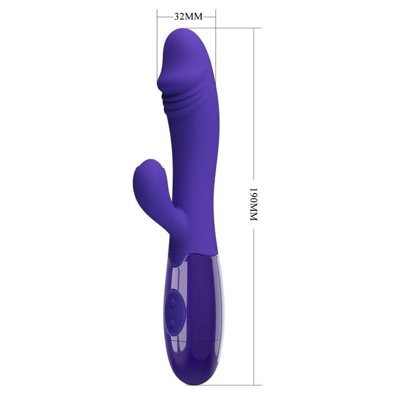 PRETTY LOVE, SNAPPY VIBRATOR ZA STIMULACIJU KLITORISA I G-TOČKE, LJUBIČASTI 4