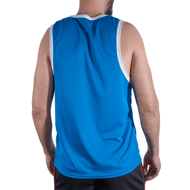 MACHO - CMV002 BLAUES GYM-T-SHIRT S/M 3