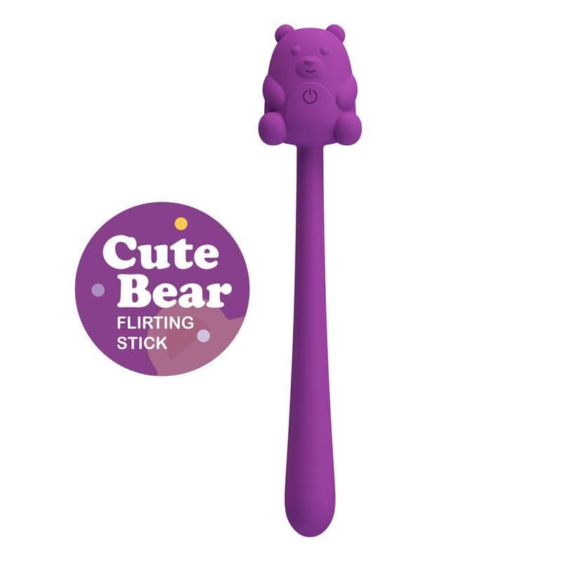 PRETTY LOVE - Cute Bear Flirting Stick napolnljiva vibrator