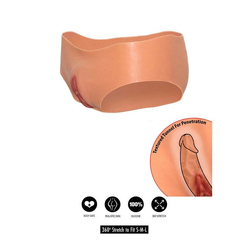 VERBORGENE BEGIERDE - ALTER EGO OFFENE VAGINA BRIEF HOHE TAILLEN FLEISCH 3