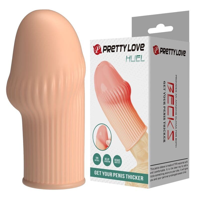 PRETTY LOVE - HUEL NAVLAKA ZA PENIS ZA DEBLJI PENIS BOJA MESA