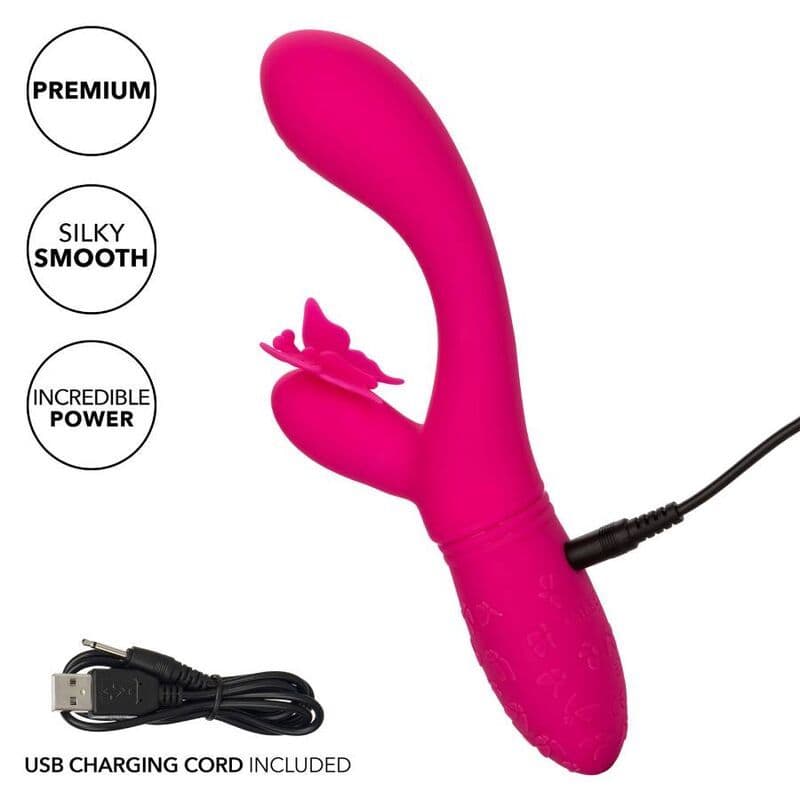 CALEXOTICS - BUTTERFLY KISS FLUTTER VIBRATOR ROZA 4