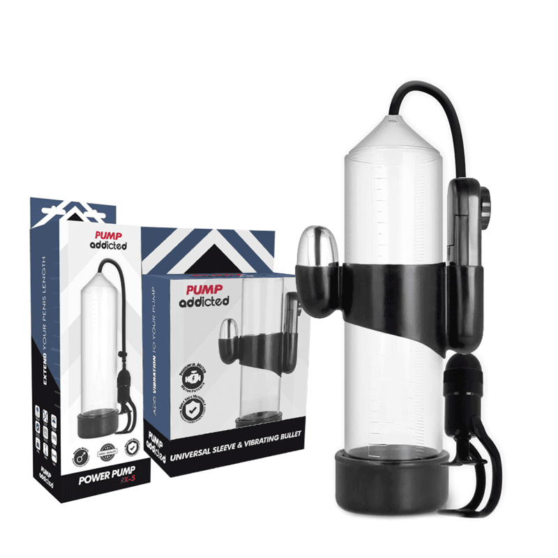 PUMP ADDICTED - VIBRATORE TRASPARENTE RX5 2