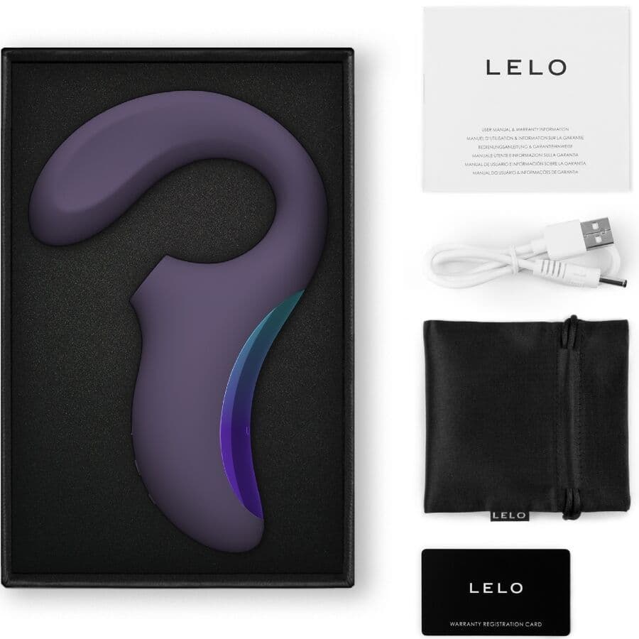 LELO - ENIGMA WAVE MASSAGGIATORE A TRIPLA VIBRAZIONE CYBER PURPLE 3