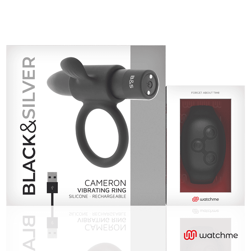 BLACK&SILVER - CAMERON REMOTE CONTROL COCKRING WATCHME 3