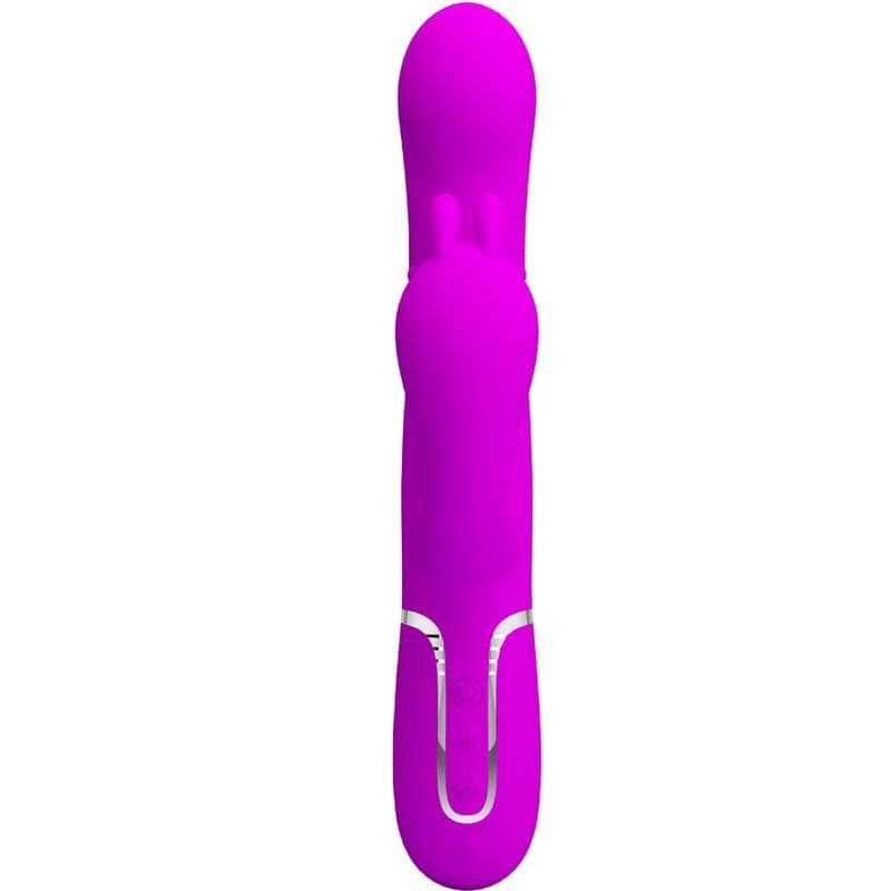 PRETTY LOVE - CAMMY TROSTRUKI VIŠEFUNKCIJSKI VIBRATOR 4 U 1, ROZI 2