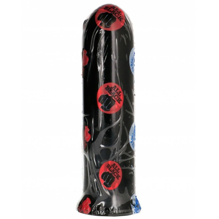 ALL BLACK, DILDO, ČRN, 19 CM 2
