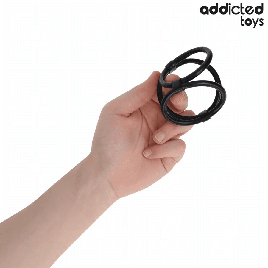 ADDICTED TOYS - TROSTRUKI PRSTEN ZA PENIS 2