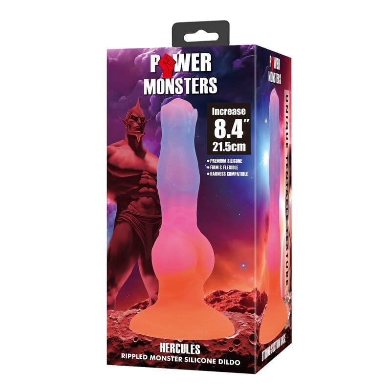 POWER MONSTERS - HERCULES FANTASY SILICONE DILDO 21.5 CM Ø 5 CM 2
