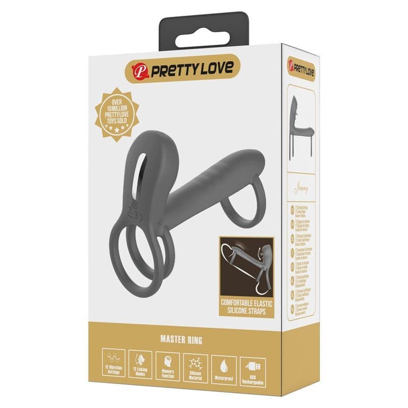 PRETTY LOVE - PEN SLEEVE WITH DUAL STIMULATION AND ORAL EFFECT 2