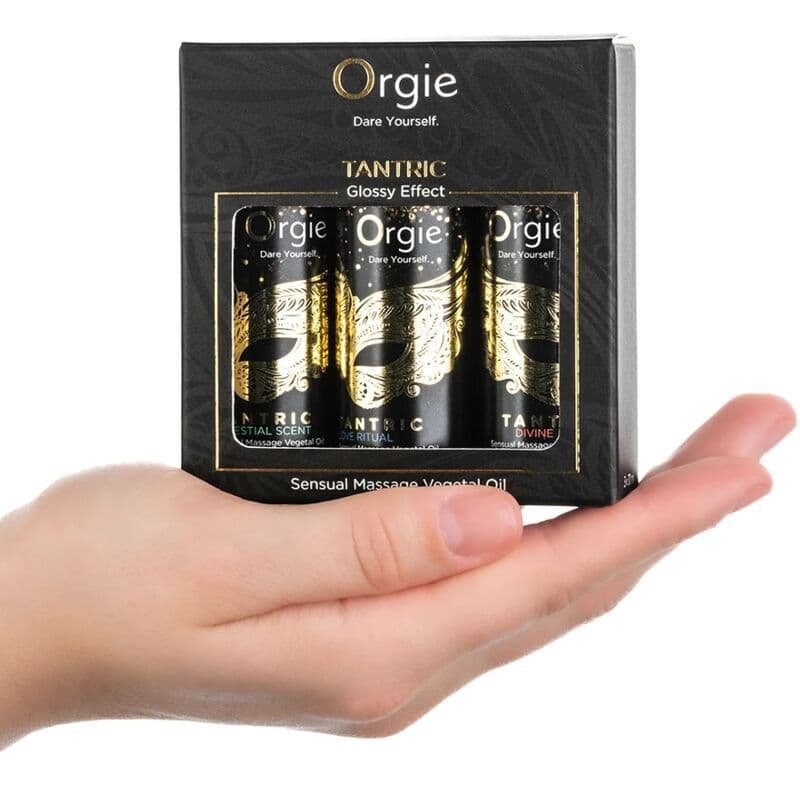 ORGIE - TANTRIC MINI SIZE COLLECTION SENSUAL MASSAGE OILS 3 X 30 ML 2