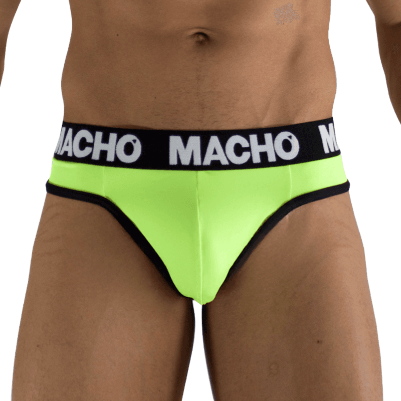 MACHO - MTG001 PERIZOMA GIALLO FLUORESCENTE TAGLIA 2