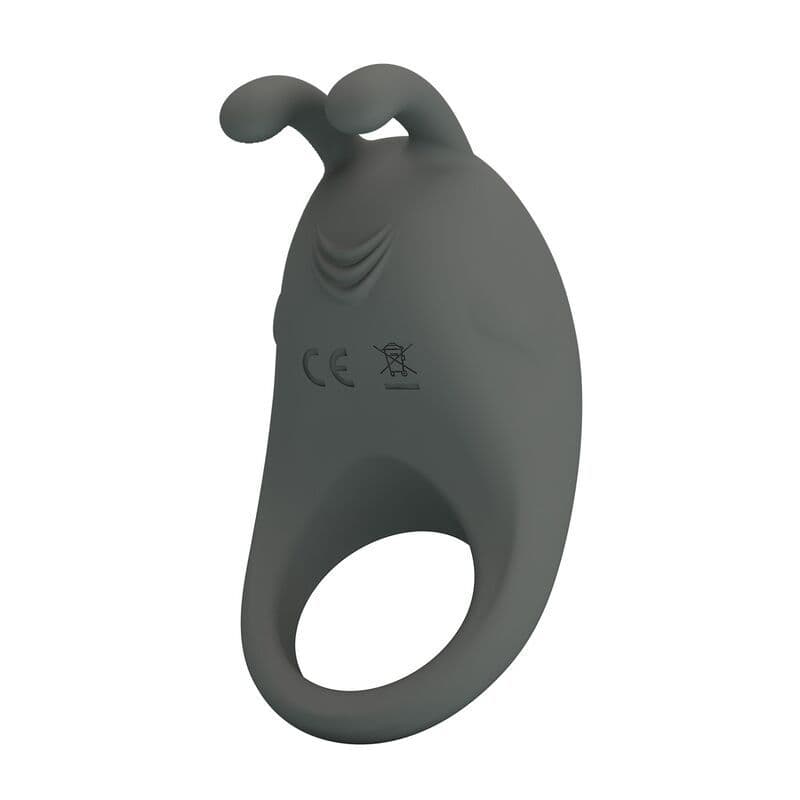 PRETTY LOVE - RECHARGEABLE VIBRATING RING WITH RABBIT STIMULATOR 4