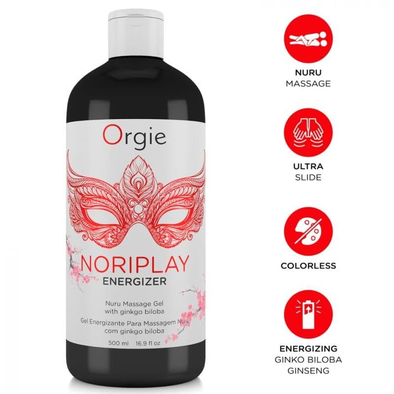 ORGIE - Noriplay energizer tijelo na tijelo nuru masažni gel, 500 ML