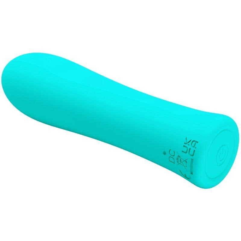 PRETTY LOVE - ALFREDA IZNIMNO SNAŽAN VIBRATOR, AKVAMARIN ZELENI 3