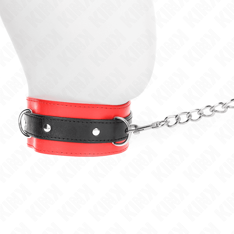 KINK - COLLAR WITH BELT 65 CM WITH STRAP RED 54 X 4.5 CM 2