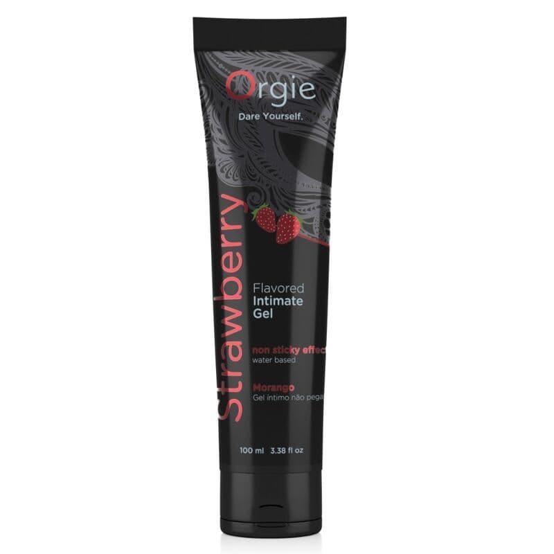 ORGIE - LUBE TUBE STRAWBERRY KISSABLE WATER-BASED INTIMATE GEL 100 ML 2