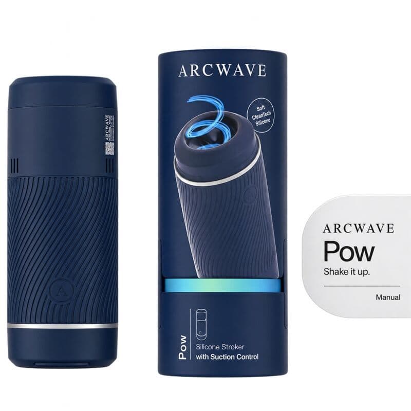 ARCWAVE - POW STROKER MANUALE CON CONTROLLO DELL'ASPIRAZIONE BLU 3