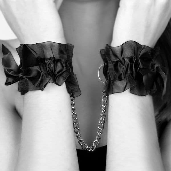 BIJOUX - INDISCRETS FROU FROU ORGANZA-HANDSCHELLEN 3