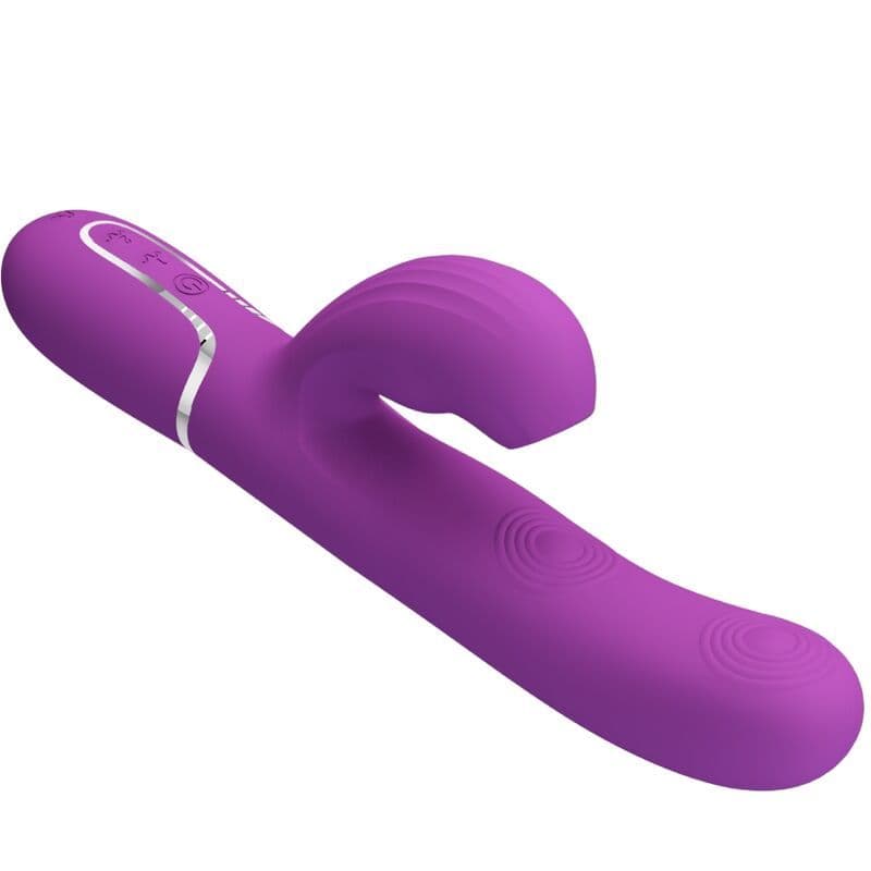 PRETTY LOVE - PERLITA 3 U 1 VIŠEFUNKCIJSKI RABBIT VIBRATOR, LJUBIČASTI 4