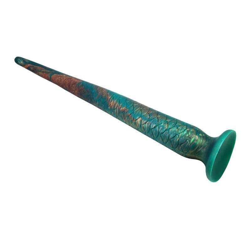 POWER MONSTERS - WILDWYRM TAIL BICOLOR FANTASY SILICONE DILDO 47 CM Ø 4 CM 4