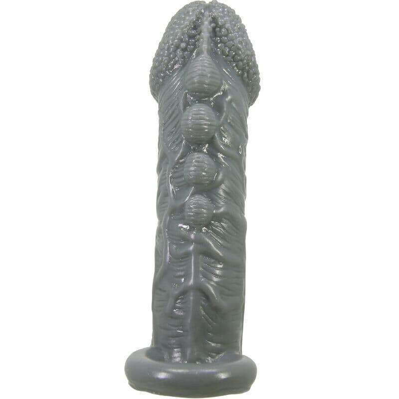 PRETTY LOVE - REALISTIČNA NAVLAKA ZA PENIS ZA POVEĆANJE I ODGODU, SIVA 4