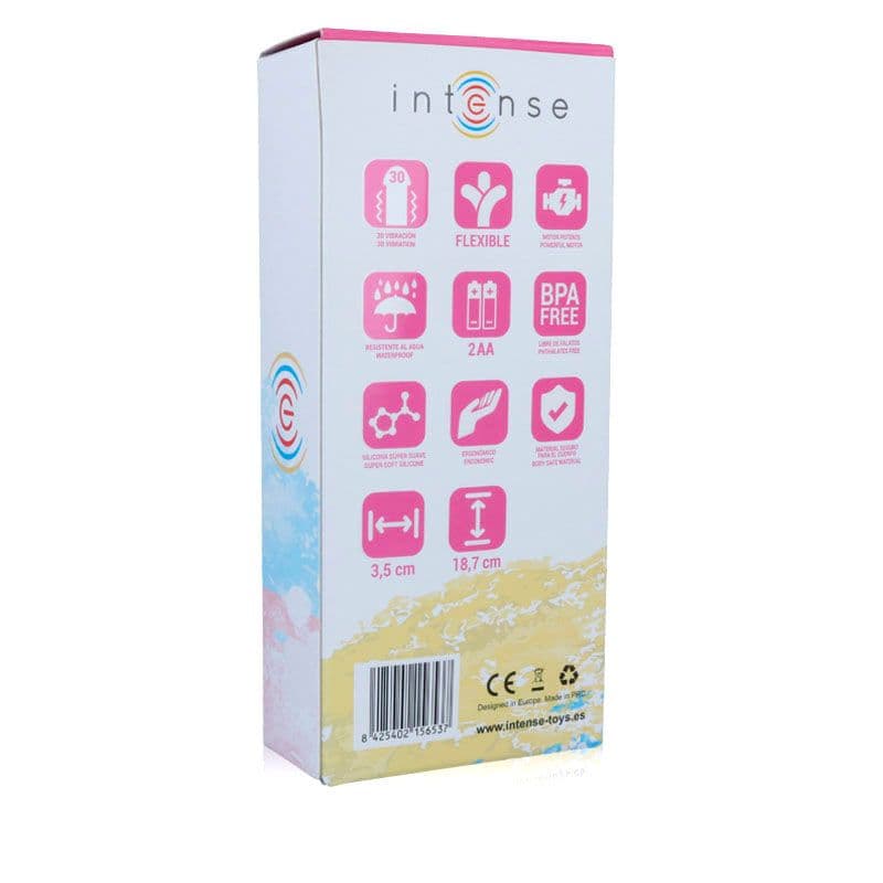 INTENSE LEO SILIKONSKI VIBRATOR LUXE, ROZA 4