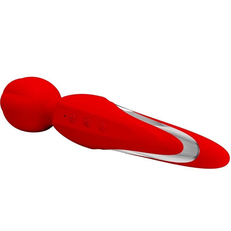 PRETTY LOVE - WALTER MASAŽNA PALICA VIBRATOR, RDEČA 4