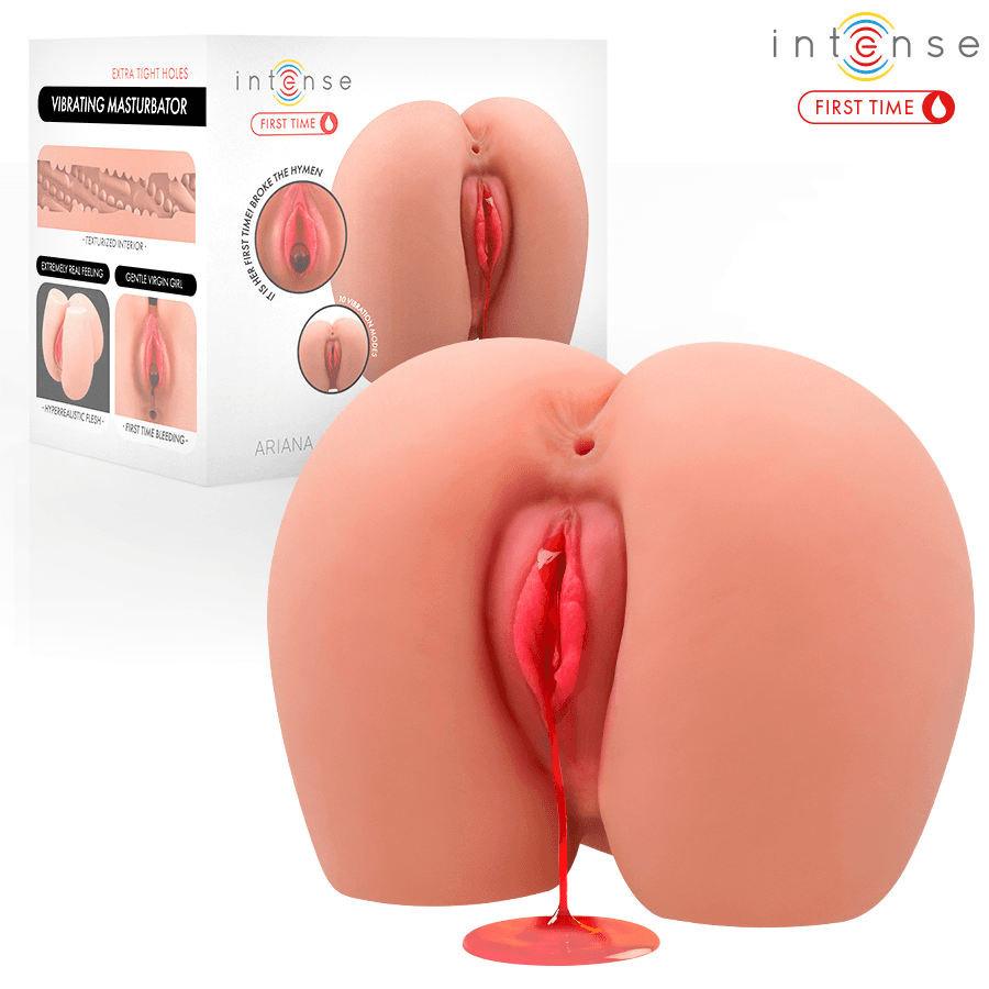 INTENSE FIRST TIME - ARIANA VIRGIN VIBRATOR MASTURBATOR WITH BLEEDING 2