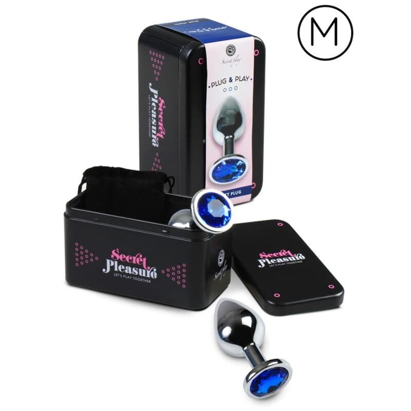 SECRETPLAY - PLUG ANALE BLU M 2
