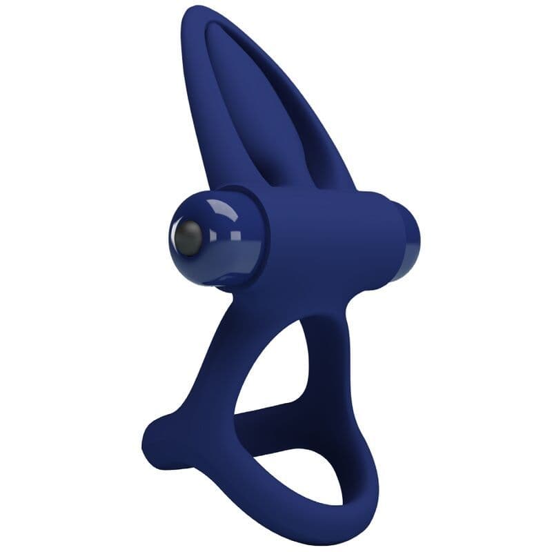PRETTY LOVE - MAT DOPPELRING MIT VIBRATION & STIMULATOR BLAU 3