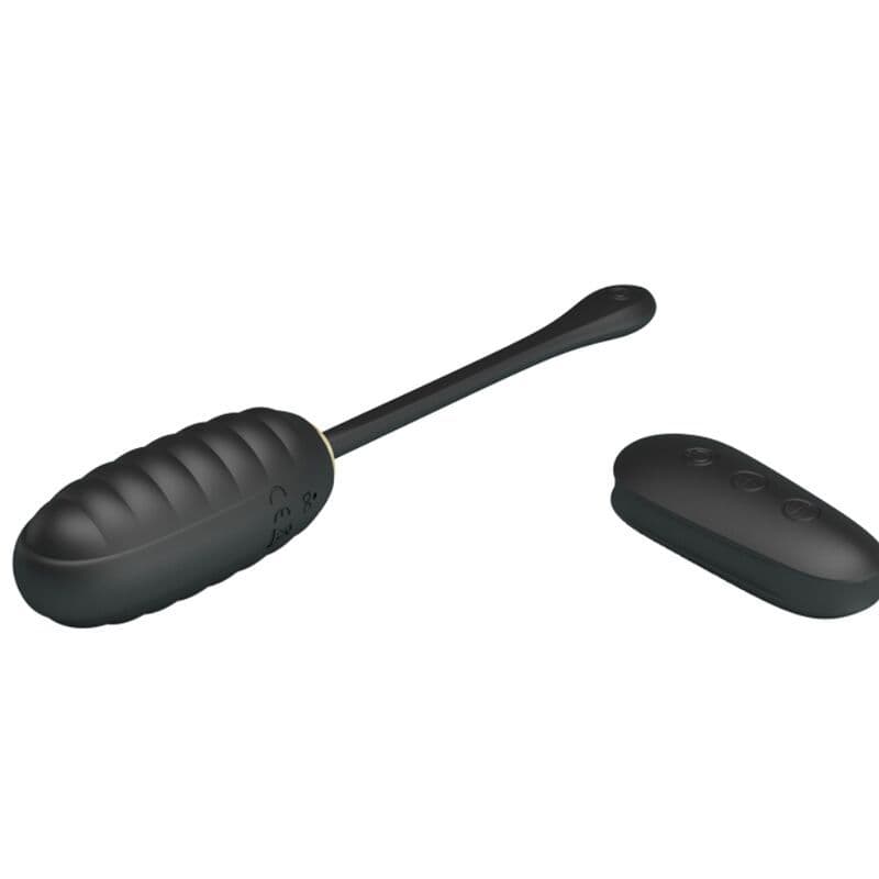PRETTY LOVE - DOREEN LUXURY UOVO VIBRANTE RICARICABILE NERO TELECOMANDO 4