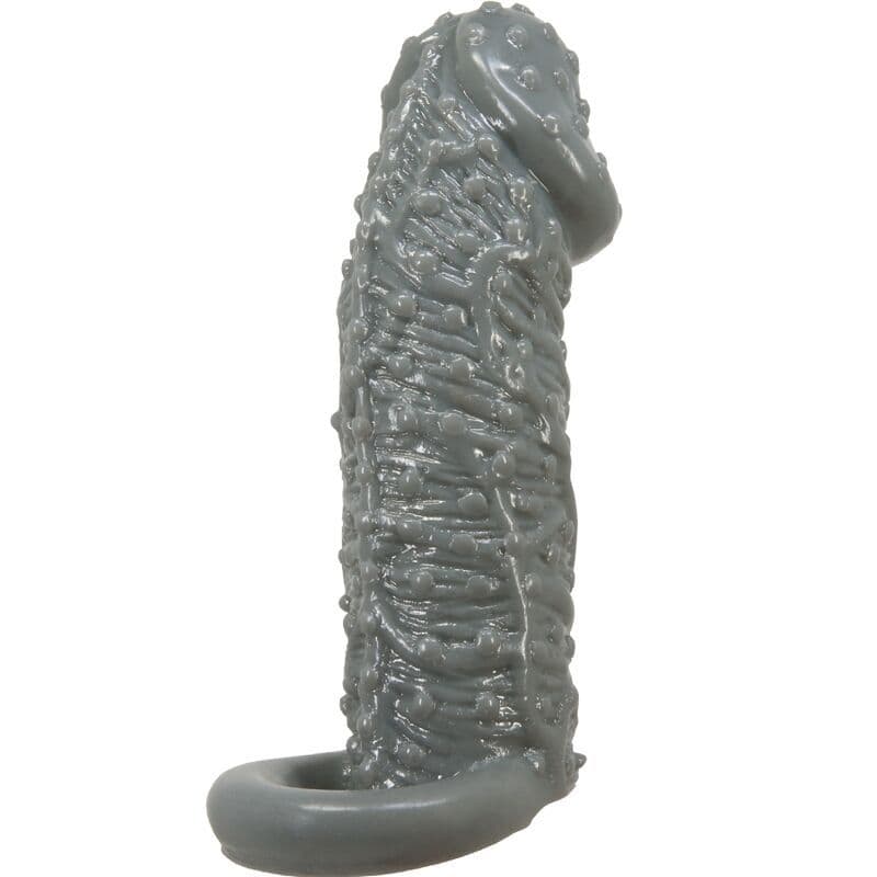 PRETTY LOVE - REALISTIČNA NAVLAKA ZA PENIS ZA POVEĆANJE I ODGODU, MODEL 2, SIVA 4