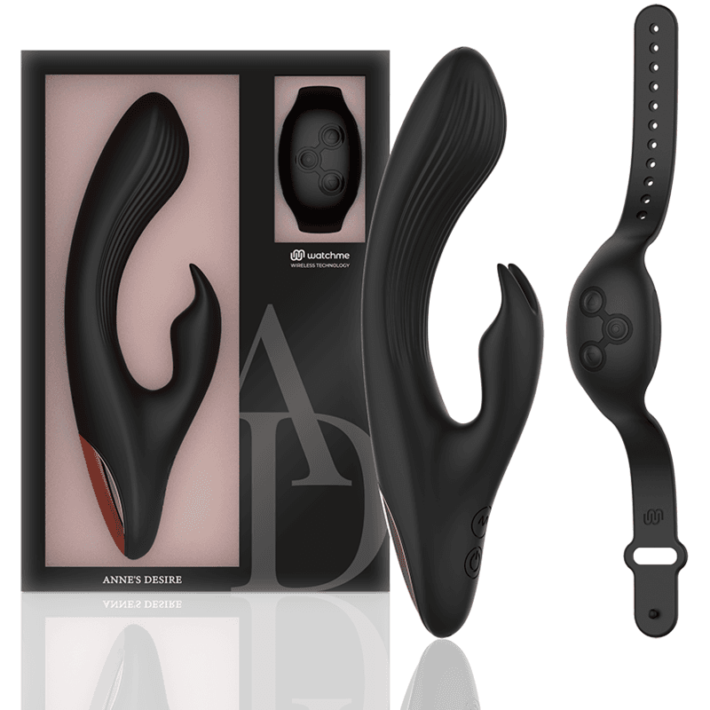 ANNE'S DESIRE - RABBIT TECNOLOGIA DI CONTROLLO REMOTO UN WATCHME NERO