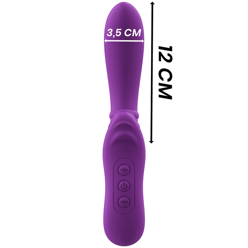 INTENSE - HARRY FLEXIBLE VIBRATOR WITH PURPLE TONGUE 3