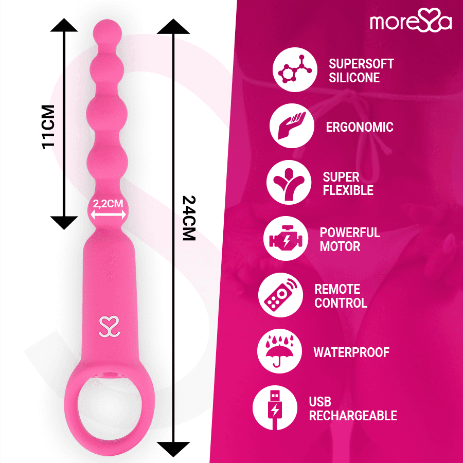 MORESSA - RONIE REMOTE CONTROL ANAL PLEASURE PINK 4