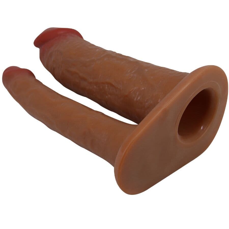PRETTY LOVE - YAIRON DVOJNI OVOJ ZA PENIS S 4 CM PODALJŠKOM, MULAT 3