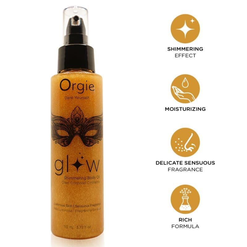 ORGIE - Glow svetlucavo tjelesno ulje, 110 ml