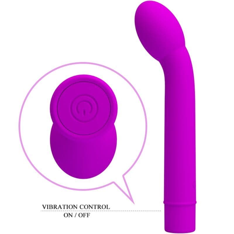 PRETTY LOVE - LOGAN VIBRATOR ZA TOČKO G, 10 VIBRACIJ, VIJOLIČEN 3