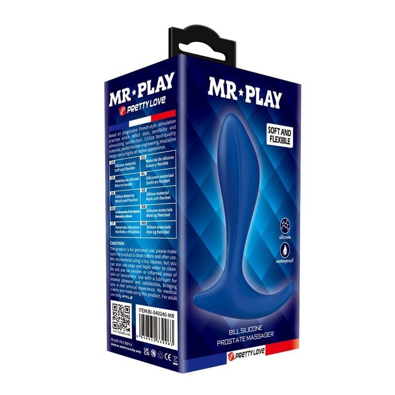 MR PLAY - Plavi masažer prostate 4