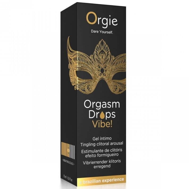 ORGIE - ORGASM DROPS VIBE! VIBRATING CLITORAL AROUSAL 15 ML 3