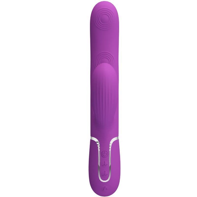 PRETTY LOVE - PERLITA 3 U 1 VIŠEFUNKCIJSKI RABBIT VIBRATOR, LJUBIČASTI 2