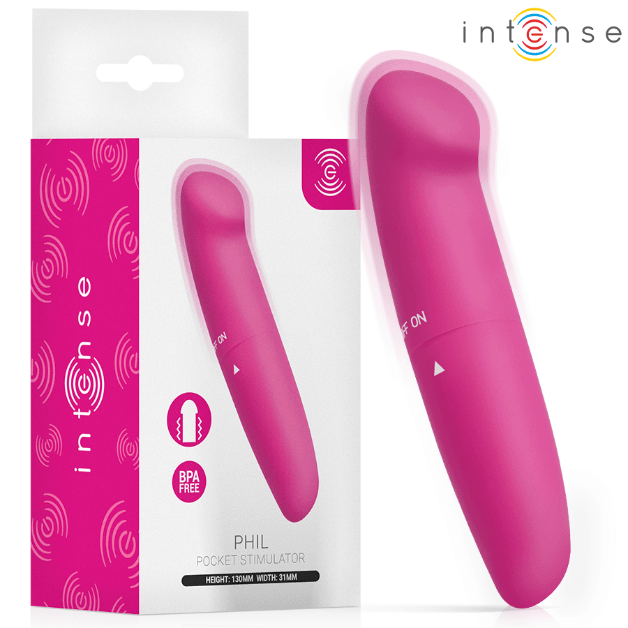 INTENSE - Phil G-točka vibrator ružičasti 13 cm