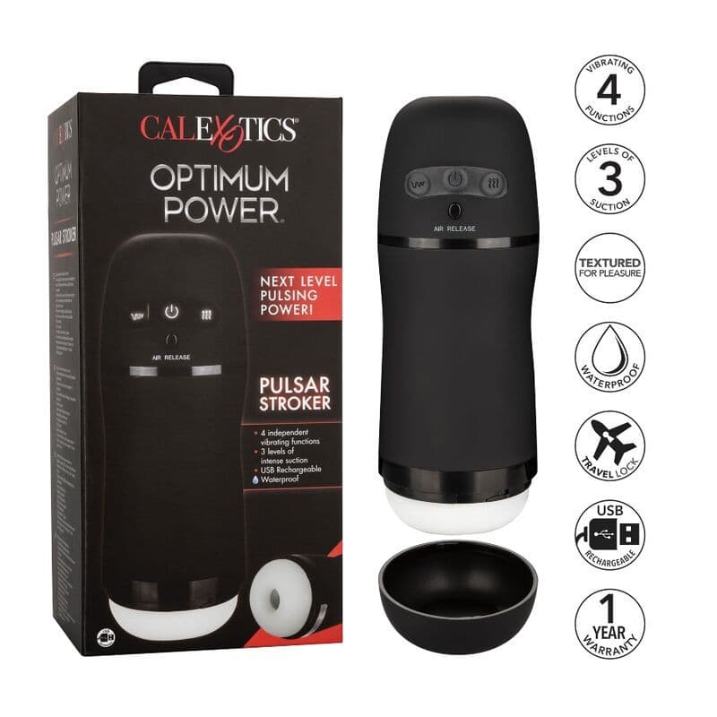 CALEXOTICS - MASTURBATORE VIBRANTE CON ASPIRAZIONE OTTIMALE 2