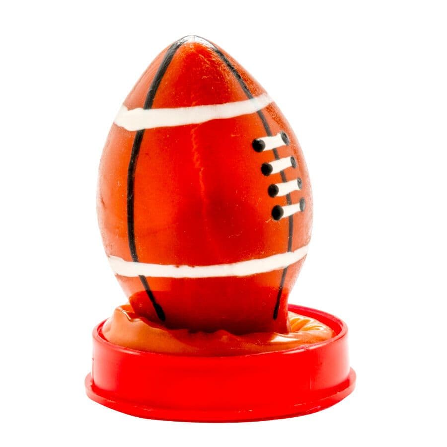 CONDOMERIE - HANDPAINTED NOVELTY CONDOMS RUGBY BALL 2