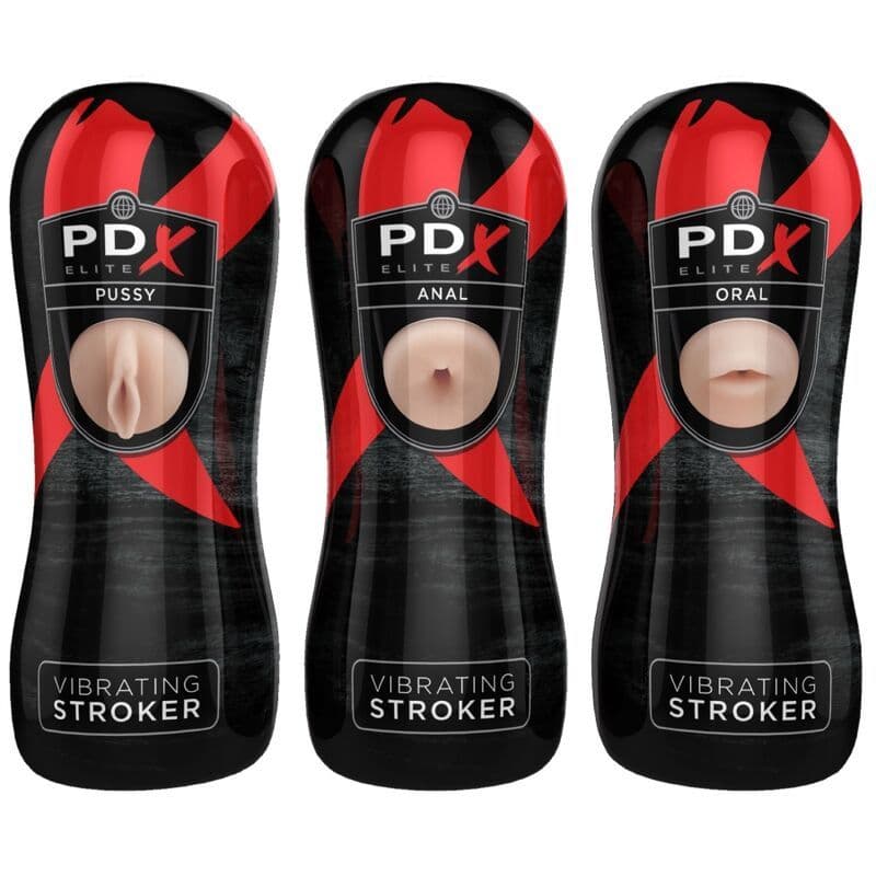 PDX ELITE - STROKER SET 12 EINHEITEN: 6X VAGINA, 3X ANO, 3X MUND 2