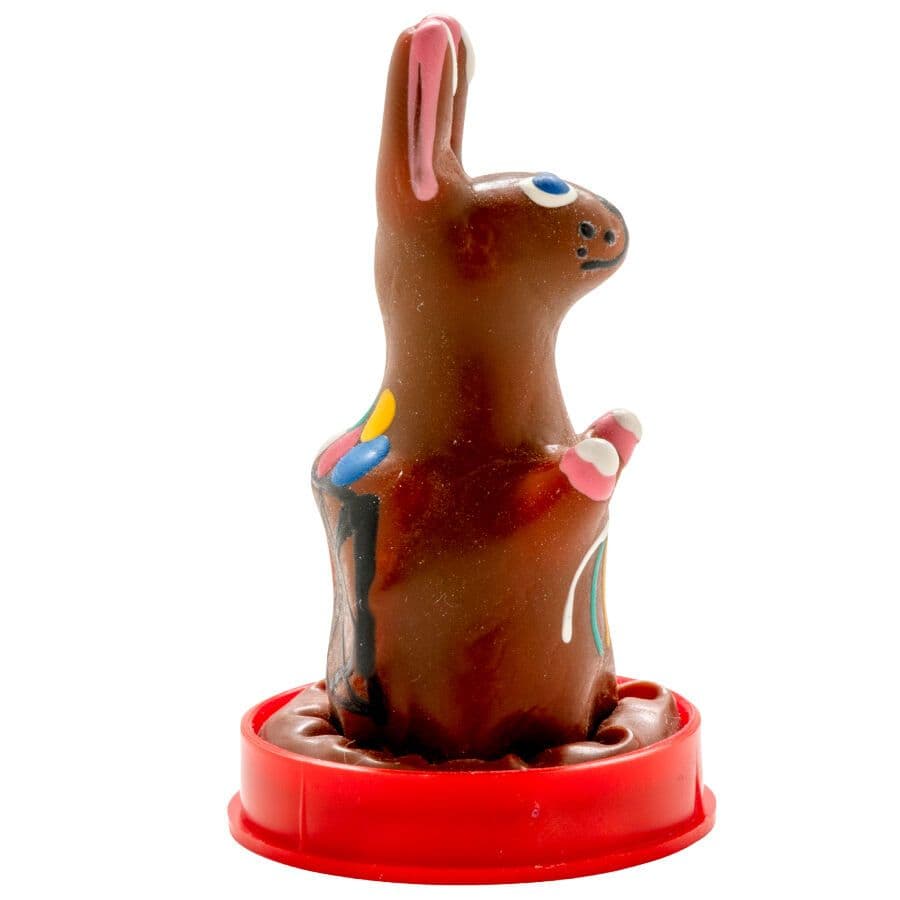 CONDOMERIE - HANDPAINTED NOVELTY CONDOMS EASTER BUNNY 3